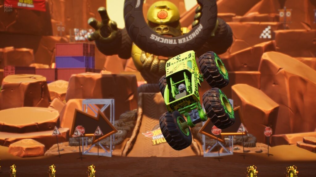 Go Game Daily Hot Wheels Monster Truck Stunts Mayhem